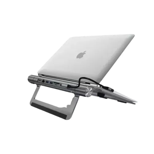 WiWU A821CH Laptop Stand with 8-in-1 Type-C Hub